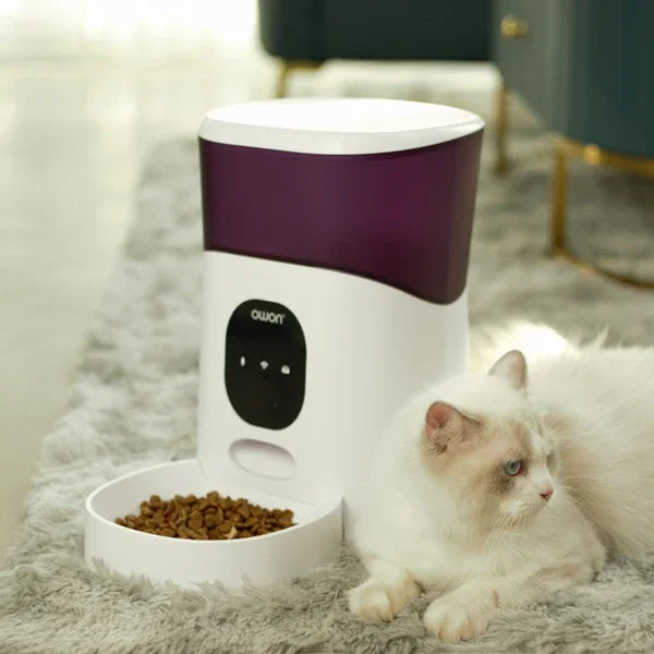 Automatic Dog Feeder Auto Dog Feeder With Smart Automatic Camera Pet Food Feeder