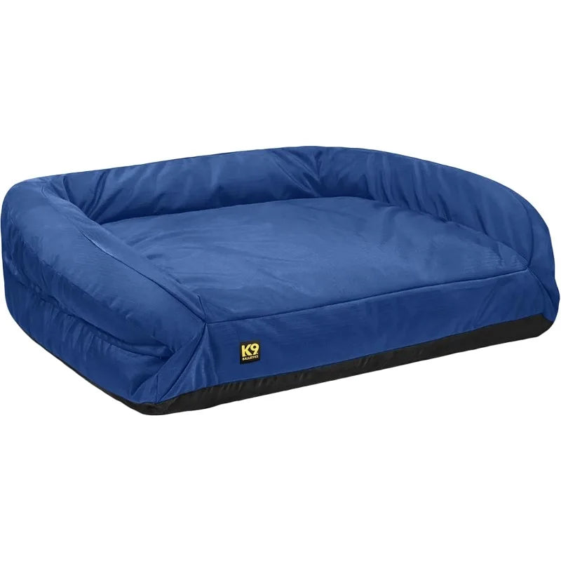 Medium Dog Bed - Washable, Durable and Water Resistant Pet Bed - Made for (M) Medium Dogs, 33"x27", Blue Quartz