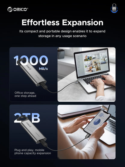 ORICO C10 1TB External SSD Hard Drive