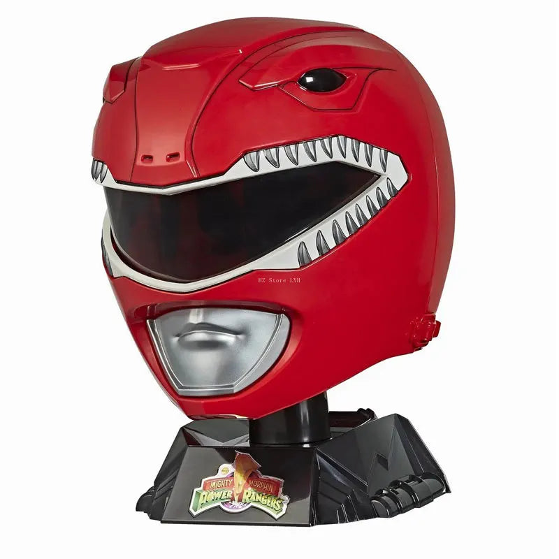 Hasbro Power Rangers PRG LC MMPR RED Ranger Helmet with Display Stand Cosplay Toy for Birthday Gift E8163