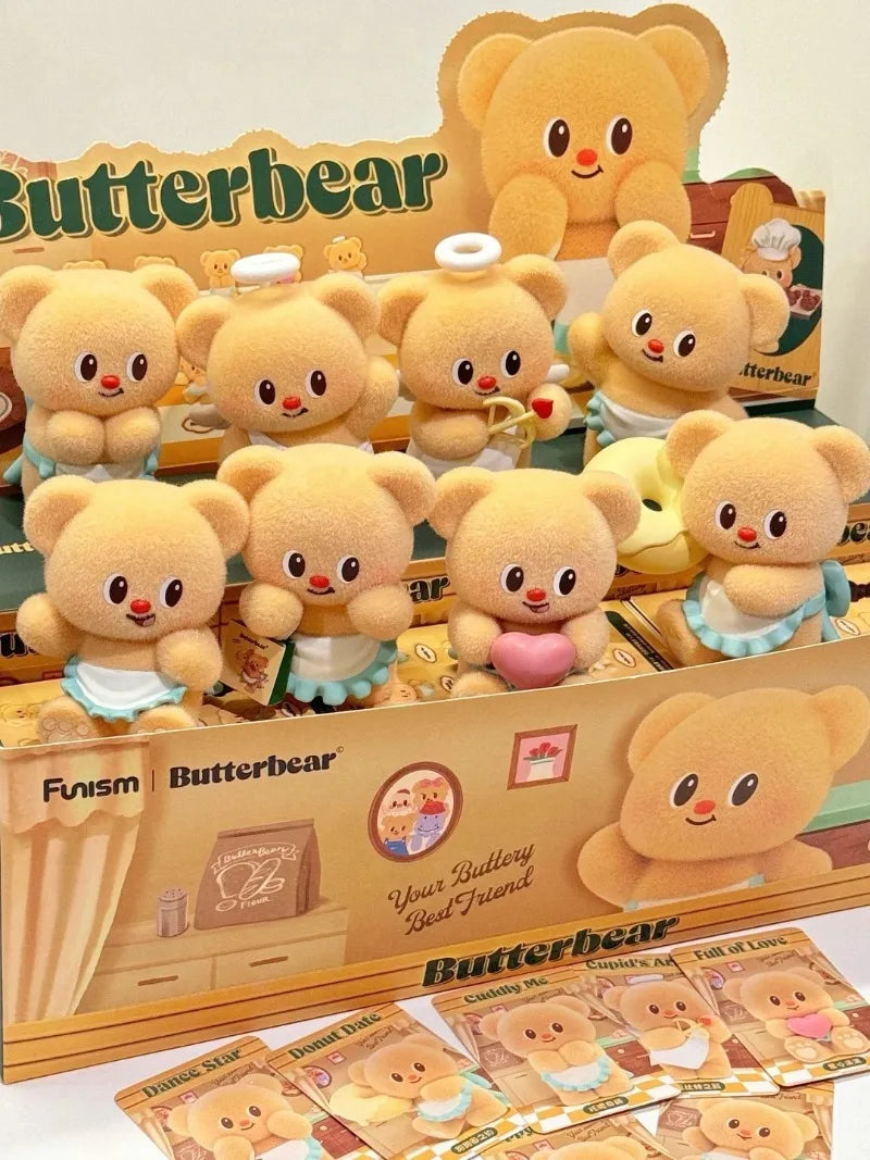 Butter Bear Business Day Series Blind Box Anime Figure Cartoon Cute Toy Mystery Box Collection Doll Ornament Girl Surprise Gifts