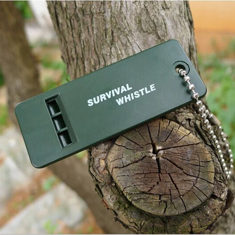 2 Pcs Light Whistle Survival Rescue Emergency Signal Tool for Camping Hiking Outdoor Sporting Goods Survival Gear