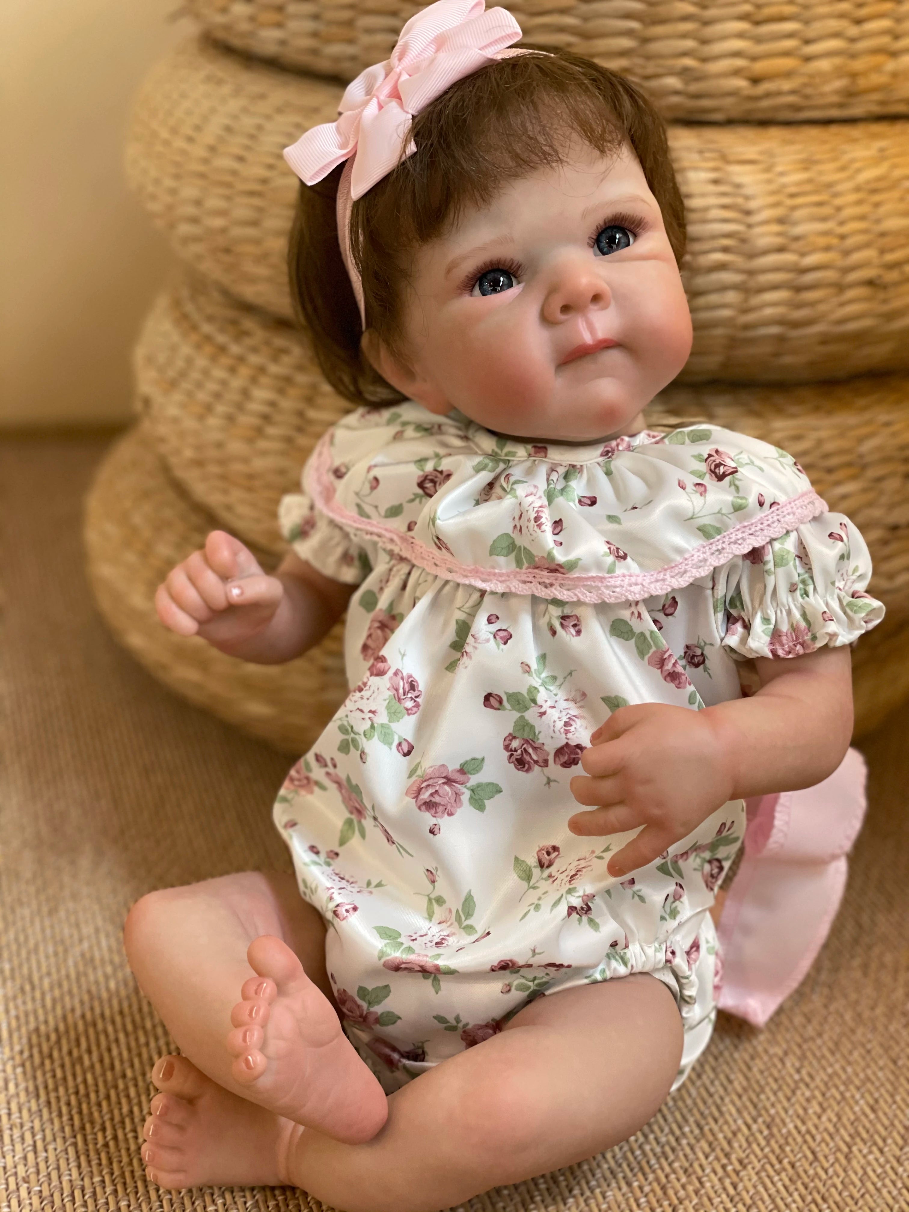 18 Inch Bettie Full Body Soft Silicone Girl Reborn Baby Doll With Painted Lifelike Hair Bebe Reborn Toys