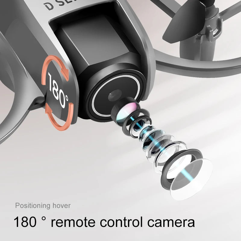 Xiaomi D16 Mini Drone with 180° Electric Adjustable 8K HD Camera WiFi Light Flow Drone Pocket Obstacle Avoidance Rc Quadcopter