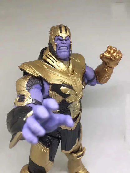 Marvel Movie Of The Avengers Infinity War BJD Action Figures Thanos Cool  Model Doll Collection Kids  Birthday Gift Decoration