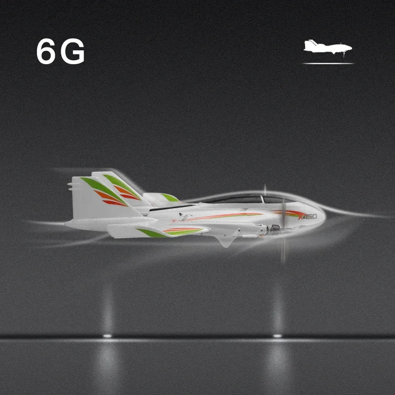 WLtoys XK X450 RC Airplane 6CH Brushless Plane 2.4G Radio Control Glider Fixed Wing Remote Control Aircraft 3D/6G RC Helicopters
