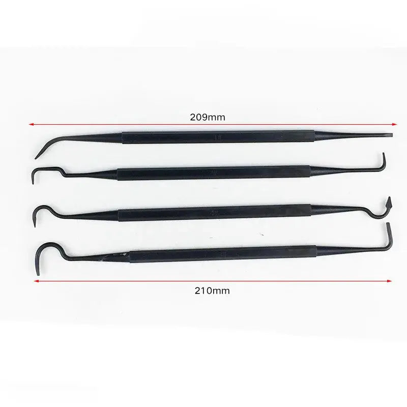 ALLSOME Double-end Steel Wire Brush &amp; Nylon Pick Set Universal Hunting