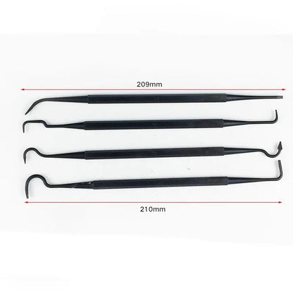 ALLSOME Double-end Steel Wire Brush &amp; Nylon Pick Set Universal Hunting