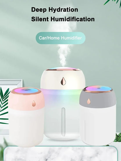 Xiaomi Mini Car Portable Air Humidifier Electric Aroma Diffuser LED Cool Light Mist For Home Car Aromatherapy Plant Purifier