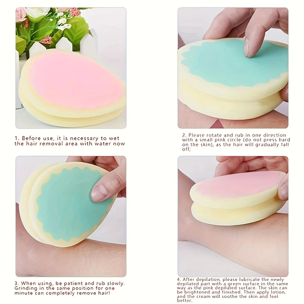 Magic Painless Hair Removal Depilation Sponge