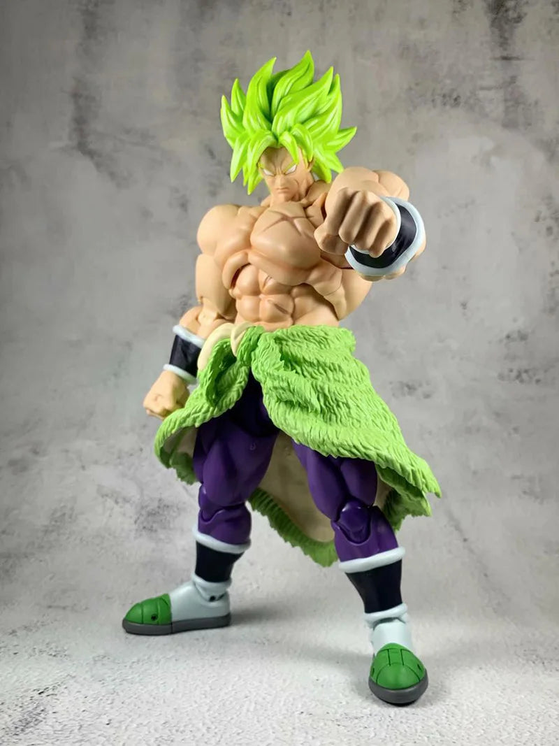 Anime Dragon Ball Super Broly Figure SHF Movable Super Saiyan Action Figure Collection Doll Figurine Toys 22cm Broli Model Toys