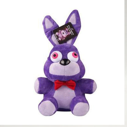 18cm FNAF Purple Plush Nightmare Bonnie Plush Toys Five Nights at Fredy Bonnie Peluche Toys Soft Stuffed Animal Dolls Kids Gifts