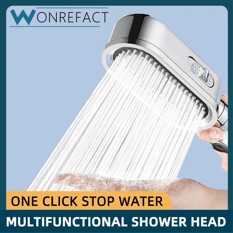 High Pressure Shower Head Handheld Shower Head Bathroom Pressurized Shower Head Filter Element Filters Water Quality Accessories