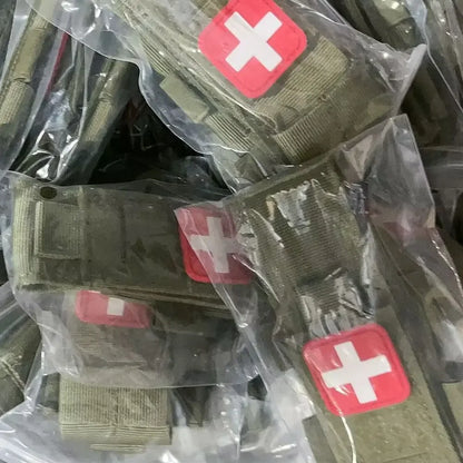 Outdoor Survival Gear MOLLE Tourniquet Holder Bag for Hiking Camping First Aid Kit Rescue Medical Equipment