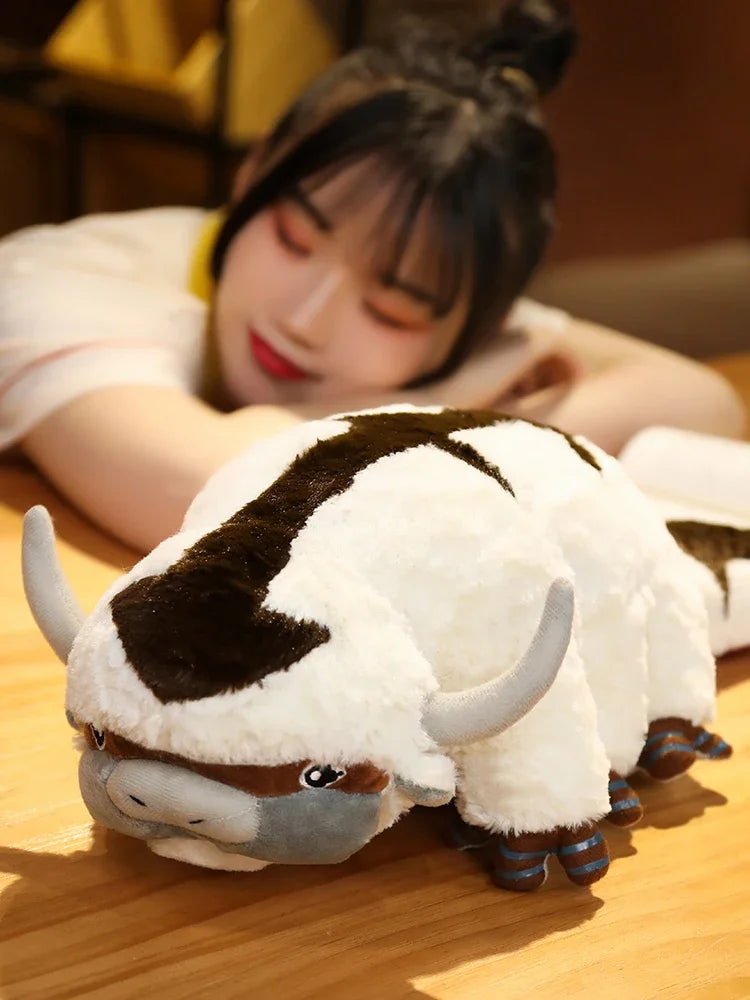 1pc 55cm Game Anime Doll Appa Cow Plush Toy Swag Fly Sky Cattle Bull Dolls Birthday Gift for Boy Birthday Home Decor Game Room