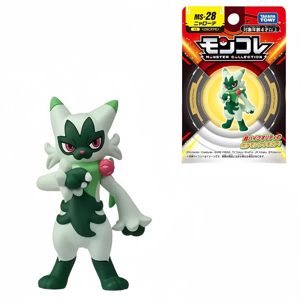 Genuine TAKARA TOMY Pokemon MS Series Mew Charizard Blastoise Venusaur Gengar Lucario Greninja Dragapult Gardevoir Cute Doll Toy