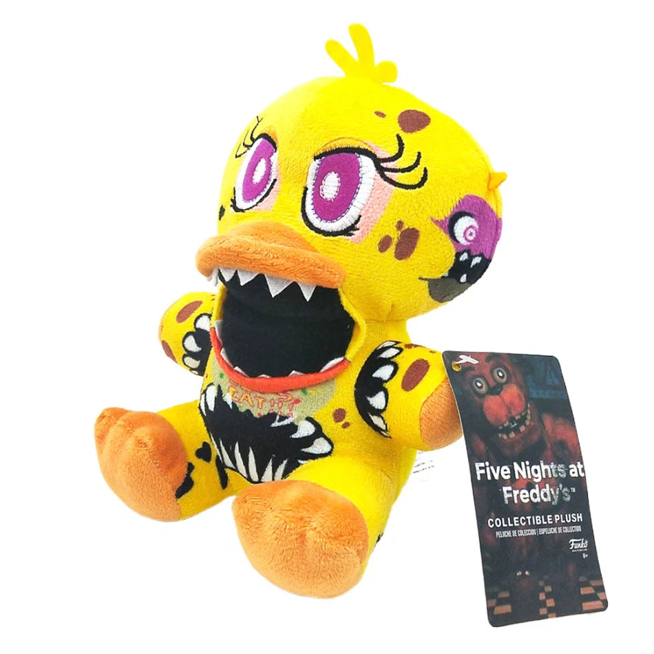 18cm FNAF Purple Plush Nightmare Bonnie Plush Toys Five Nights at Fredy Bonnie Peluche Toys Soft Stuffed Animal Dolls Kids Gifts