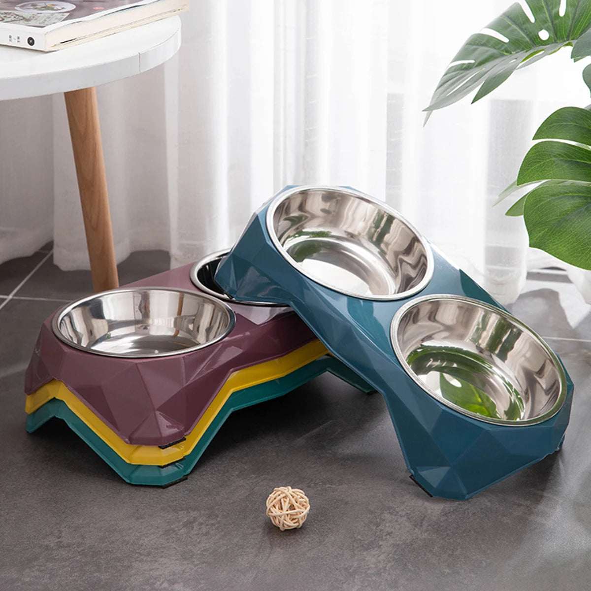 Pet Diamond Double Dowl for Dogs/Cats