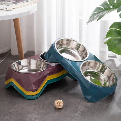 Pet Diamond Double Dowl for Dogs/Cats