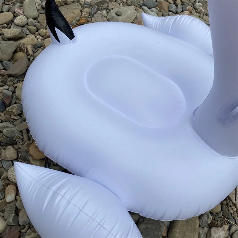 150cm Inflatable Toucan Pool Float 2022 Newest Ride-On Swan Inflatable Swimming Ring Water Mattress Summer Water Party Toys