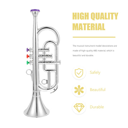 Classical Clarinet Trumpet Saxophone Imitation Musical Instrument Toys Boys Girl Early Education Learning Tool for Kids Children