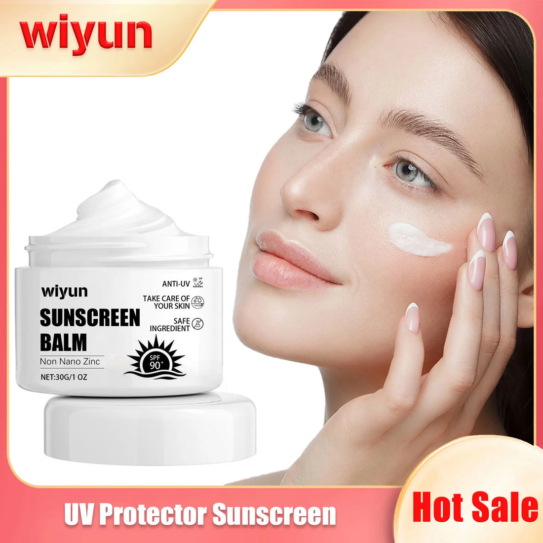 Facial/Body Sunscreen Anti UV SPF90 with Shine Protection Moisturizer