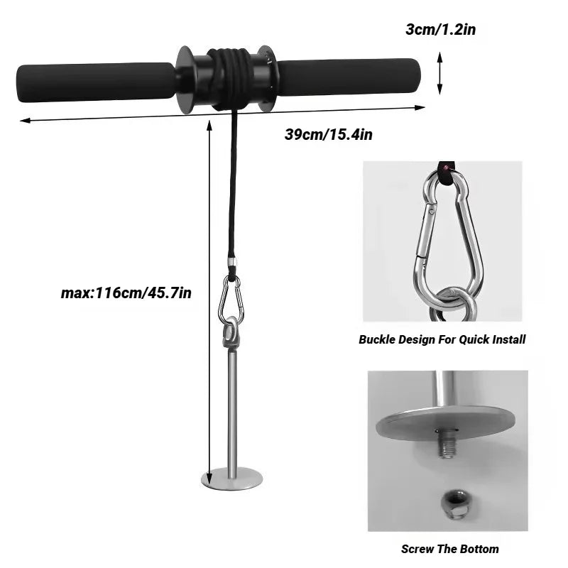 Wrist Forearm Blaster Arm Muscle Strength Trainer Exerciser Roller With Hand Grip Fitness Equipment Home Weight Fighting