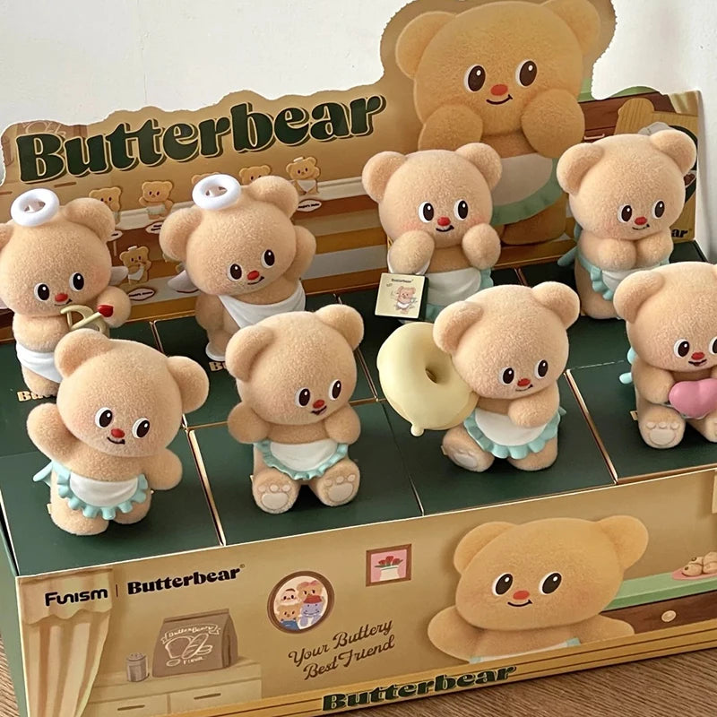 Butter Bear Business Day Series Blind Box Anime Figure Cartoon Cute Toy Mystery Box Collection Doll Ornament Girl Surprise Gifts