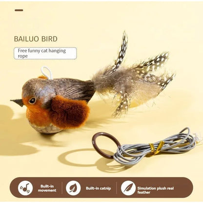 1 Pc Cat Toys For Indoor Cats Interactive Cat Toy Realistic Bird Sound Cat Toy Plush Cat Toy Catnip Cat Toy for Cats Kitten Toy