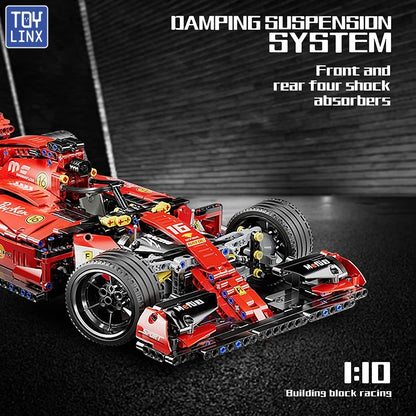 ToylinX F1 RC Race Cars Building Sets MOC Remote Control Building Blocks Car Cool Collectible Model Car Kits Toys Christmas Gift