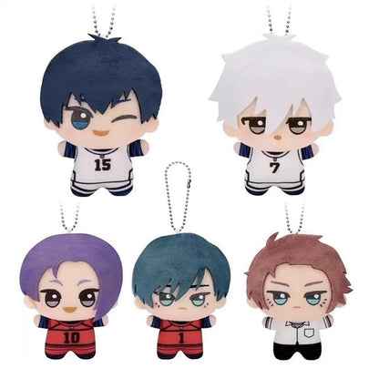 10cm New Blue Lock Plush Pendant KeyChain Isagi Yoichi Nagi Seishiro Mikage Reo Rin Itoshi Itoshi Sae Action Doll Toy Bag Gift