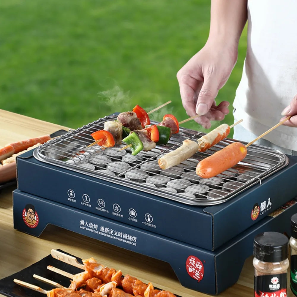 Portable Charcoal Disposable Grill/Barbecue