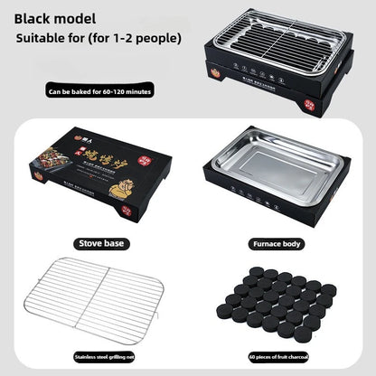 Portable Charcoal Disposable Grill/Barbecue