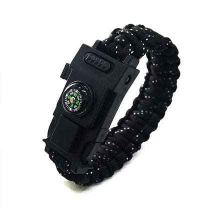 Top-Quality 4mm Paracord 550 Bracelet with Emergency Lights - Essential Outdoor Survival Gear