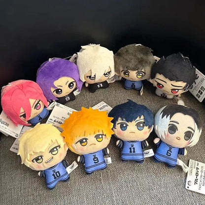 10cm New Blue Lock Plush Pendant KeyChain Isagi Yoichi Nagi Seishiro Mikage Reo Rin Itoshi Itoshi Sae Action Doll Toy Bag Gift