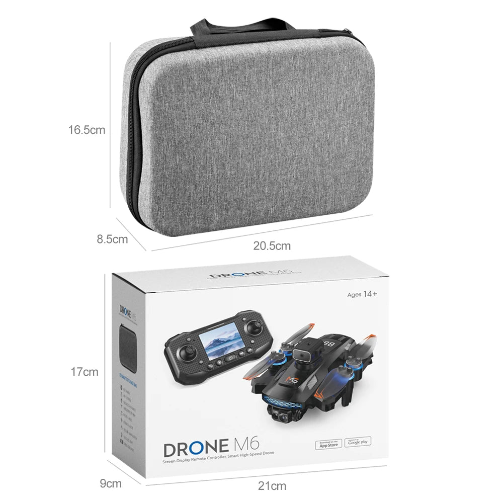 Xiaomi MIJIA M6 Drone Professional 8K Camera Dron 5G WIFI FPV UAV With screen remote control RC Dron avoidance Aerial Quadcopter