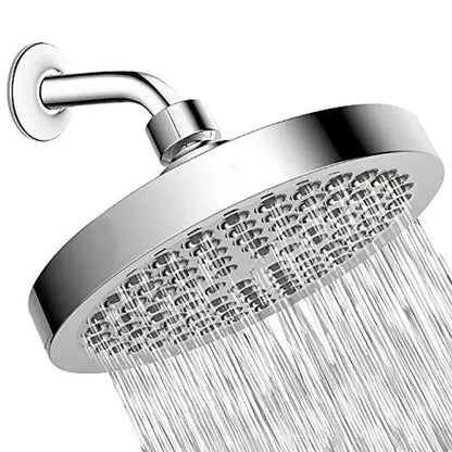 Round High Pressure Shower Head Angle Bathroom Adjustable Shower Head Luxury Chrome Bathroom Rain Shower Head Black/silver