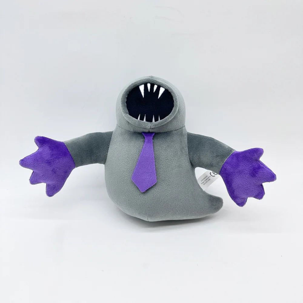 1/3pcs Garden Of Banban 6 Sir Dadadoo Plush Toys Horror Game Garten Of Banban Plush Chapter 6 Grey Open Mouth Toy Birthday Gifts