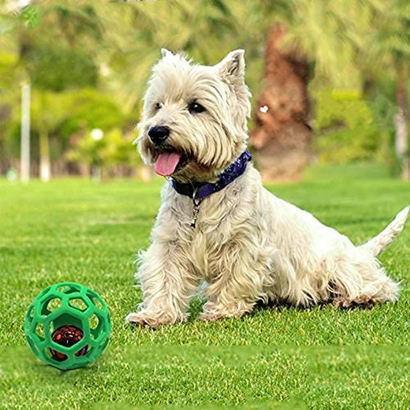 Cute pet hollow sniffing ball dog toy slow food ball small and medium-sized dog stuffy pet supplies -1 piece