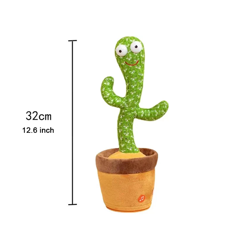 Intelligent Cactus Interactive Learning and Musical Toy for Kids to Dance Record and Speak with Fun