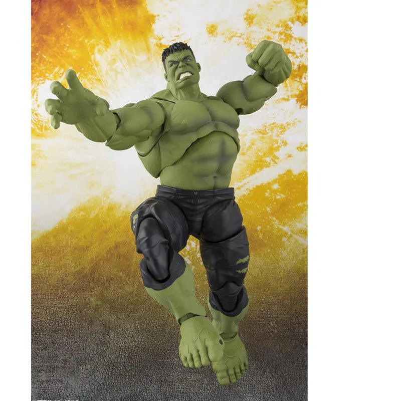 21CM The Avengers Hulk Joint Moveable Anime Action Figure PVC toys Doll Collection figures Cartoon for friends gift