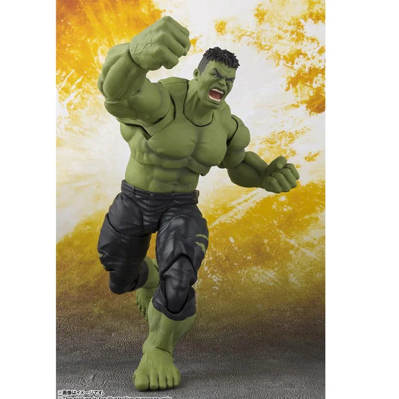 21CM The Avengers Hulk Joint Moveable Anime Action Figure PVC toys Doll Collection figures Cartoon for friends gift