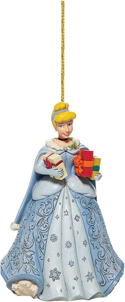 Disney Princess Snow White Cinderella Ariel Bell Anime Figures Christmas Tree Ornament Decoration Acrylic Plane Pendant Toys