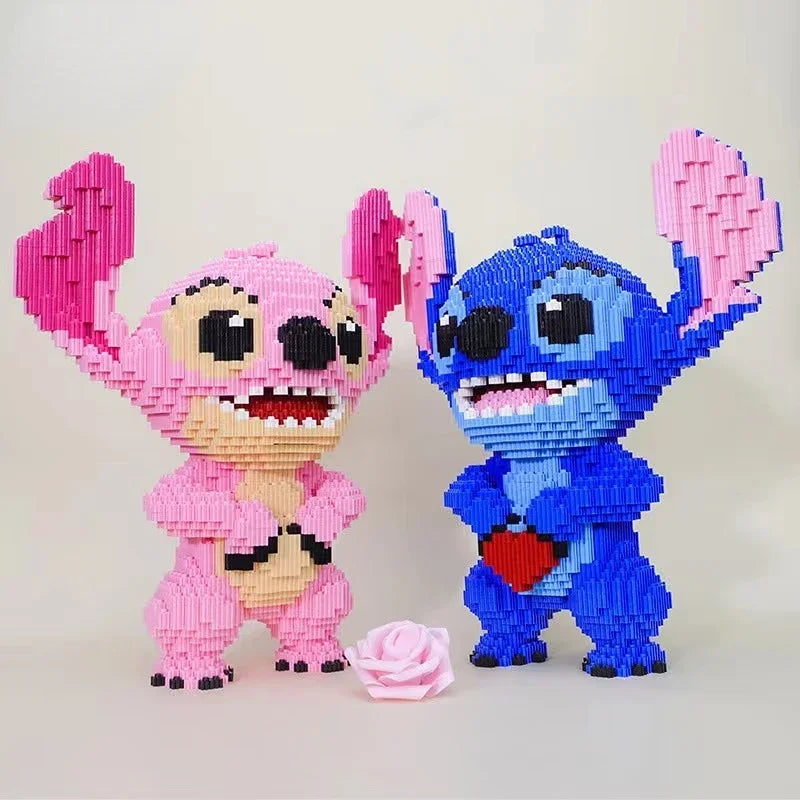 33CM Oversized Love Stitch Block Toy for Children and Adults To Assemble Small Particle Bricks As A Holiday Gift