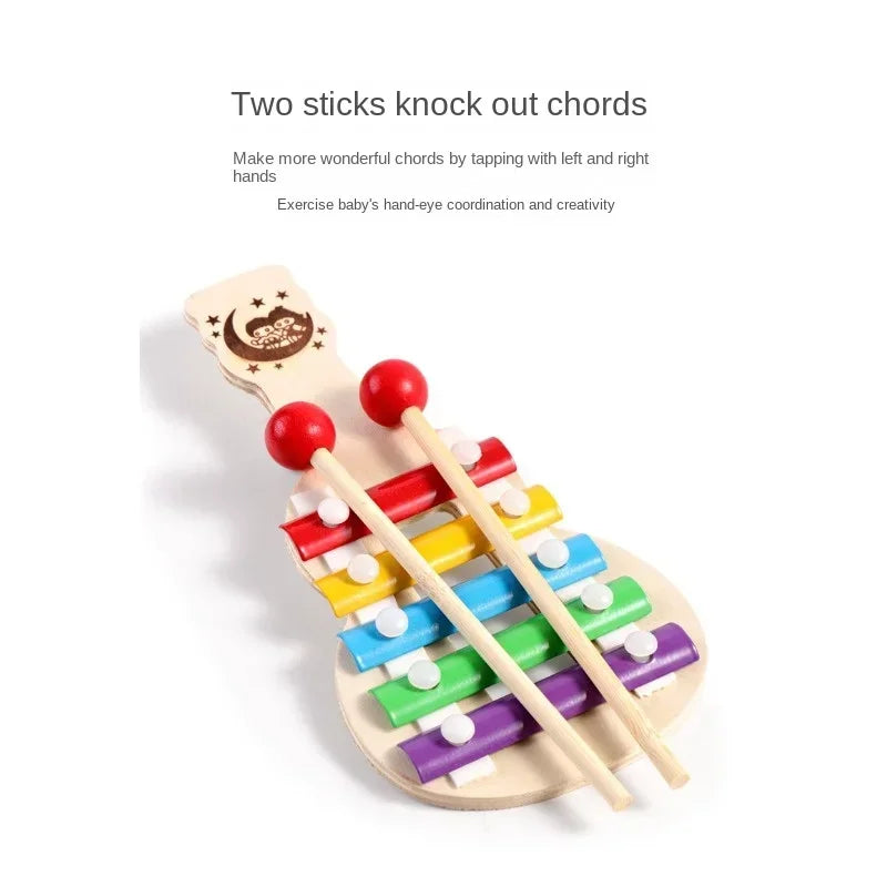 Infant Montessori Toys Wooden Xylophone Baby Music Instrument Toys Preschool Early Learning Toys for Baby 0 12 Months