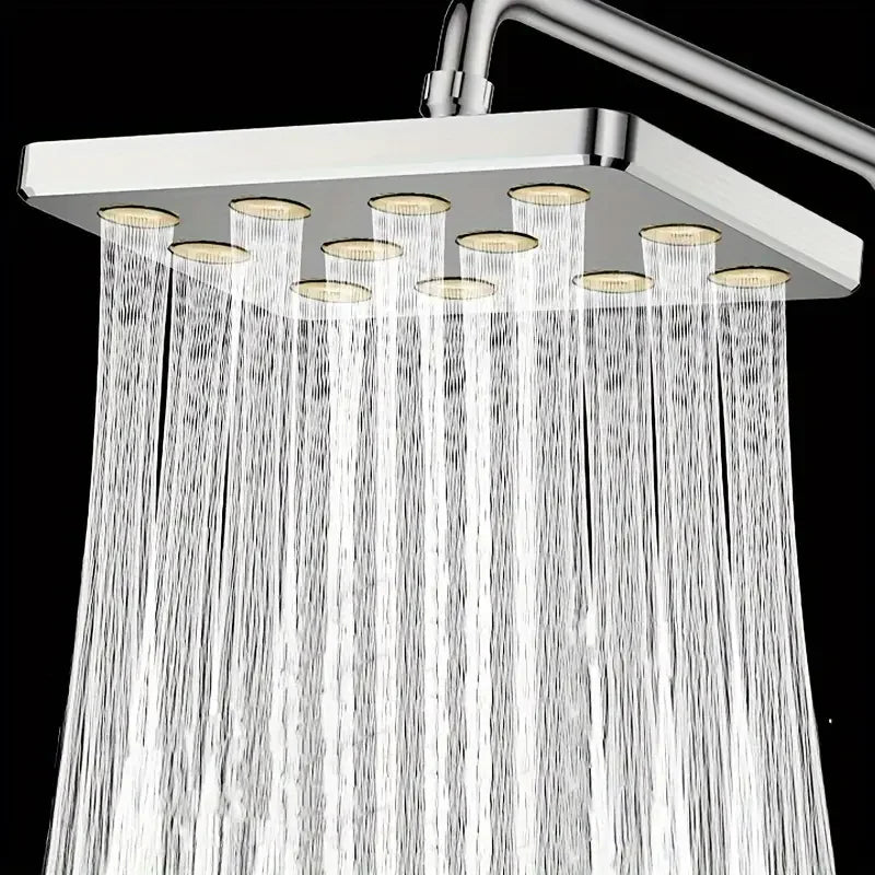 10-inch Large Shower Head Universal Large Shower Head Pressurized Anti-blocking Shower Head Bathroom Hotel Small Waist Shower