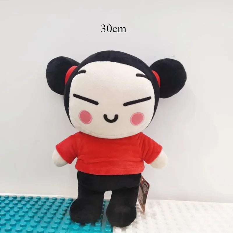 30cm Kawaii Pucca and Garu Plush Toys China Doll Cartoon Cute Soft Stuffed Dolls Figure Sleeping Pillow Children&#39;s Birthday Gift