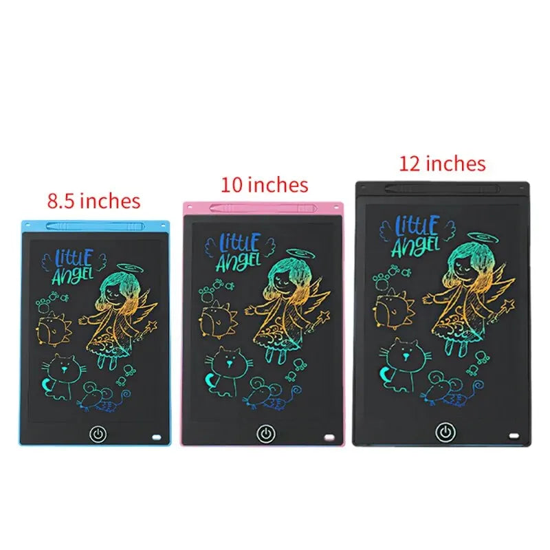 6.5/8.5/10/12 Inch LCD Writing Tablet Drawing Board Graffiti Sketchpad Mgaic Erasable Handwriting Pad Toys for Kids Boys Gifts