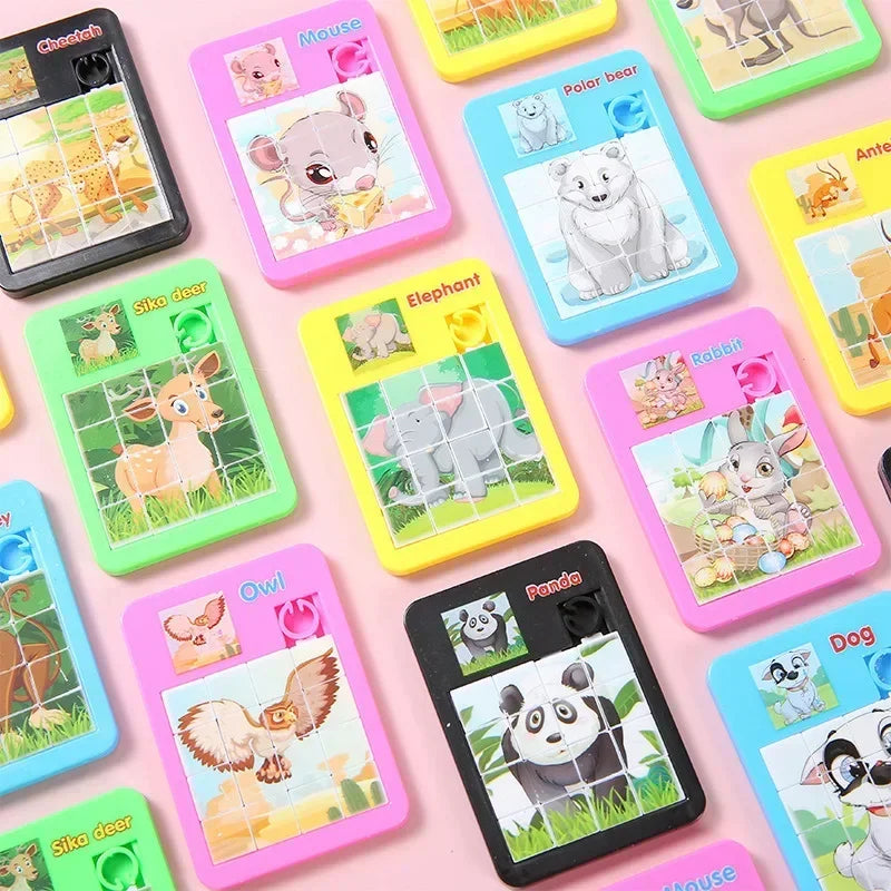 10/5/3/2/1PCS Cartoon Animal Jigsaw Puzzles Baby Early Educational Developing Toys for Children Birthday Funny Gifts Kids