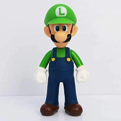 Super Mary Series Action Figure Toys Mario Bros Luigi Yoshi Donkey Kong Wario Anime Model Ornaments Children Birthday Gifts